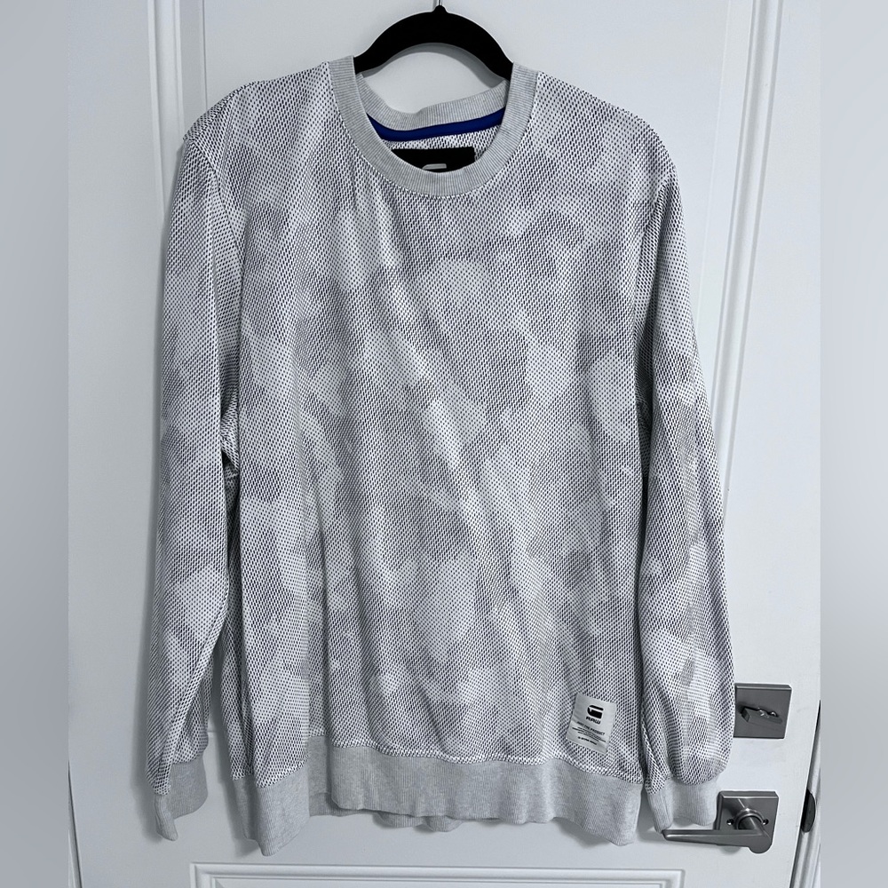 NWOT - G-Star Raw Men’s Snow Camouflage Sweatshirt - Size XL
